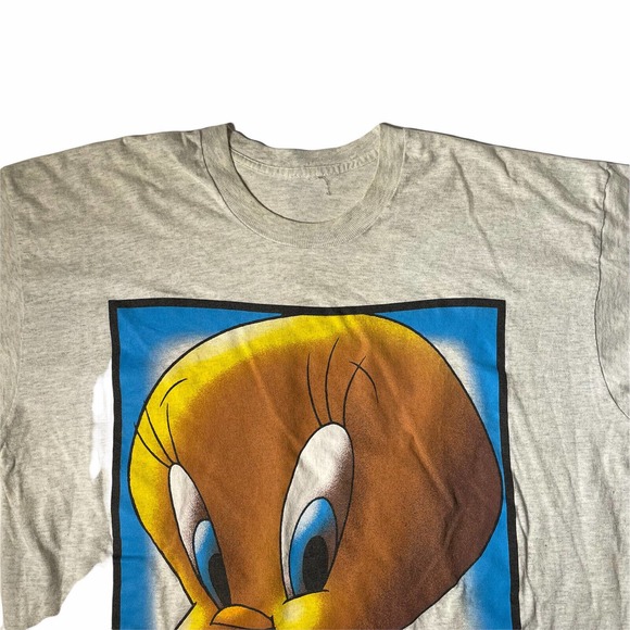 Vintage Tweety Bird Looney Tunes T‎ Shirt XL 90s Single Stitch 1996 - Picture 3 of 8